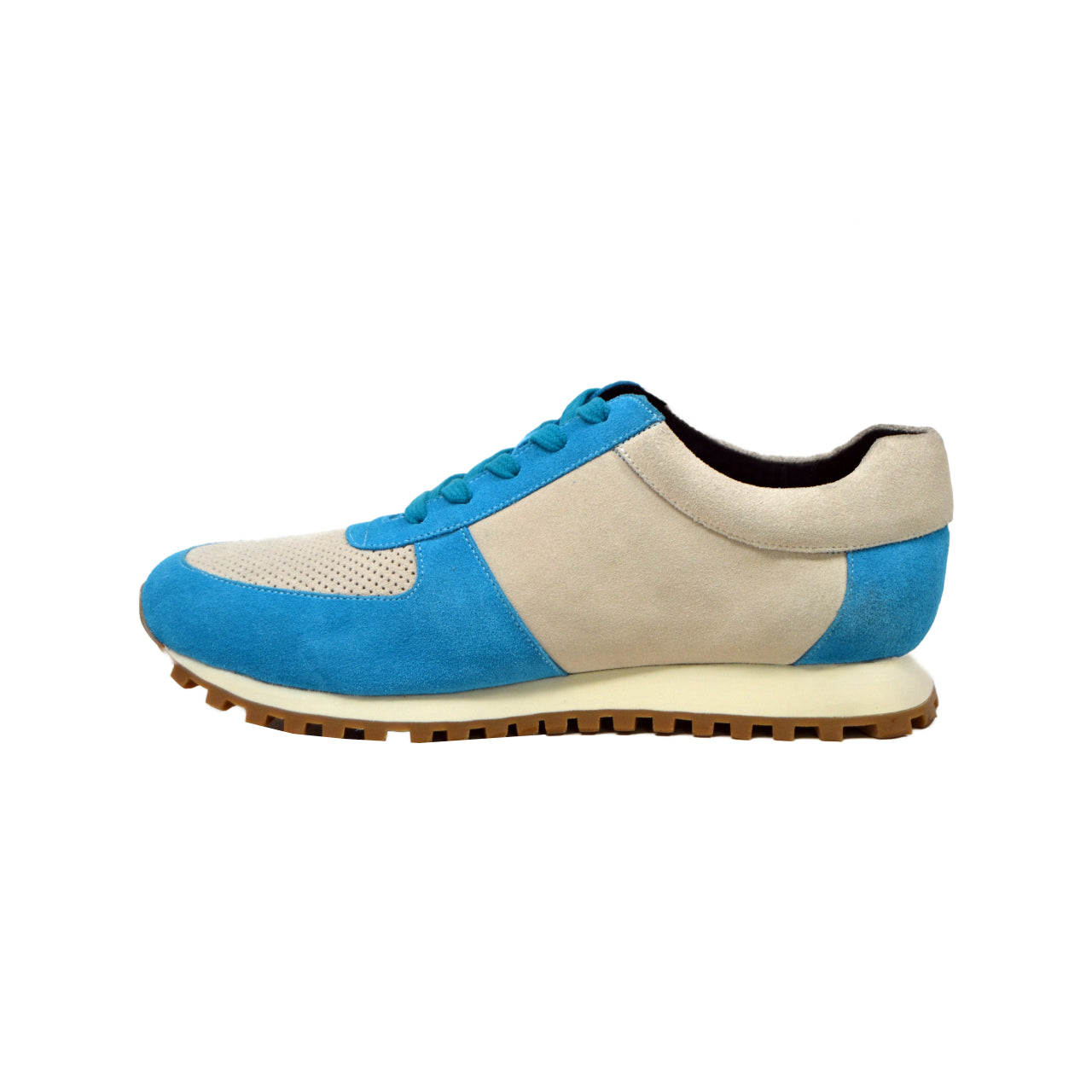 British Walkers Surrey Men's Aqua Low Top Sneakers view 4