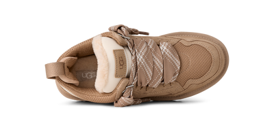 UGG Lowmel Womens Sneakers — Sand Suede Low-Top