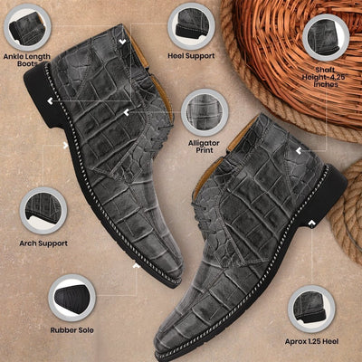 Liberty Zeno Liam Genuine Leather Lace - Up Style Boots for Men