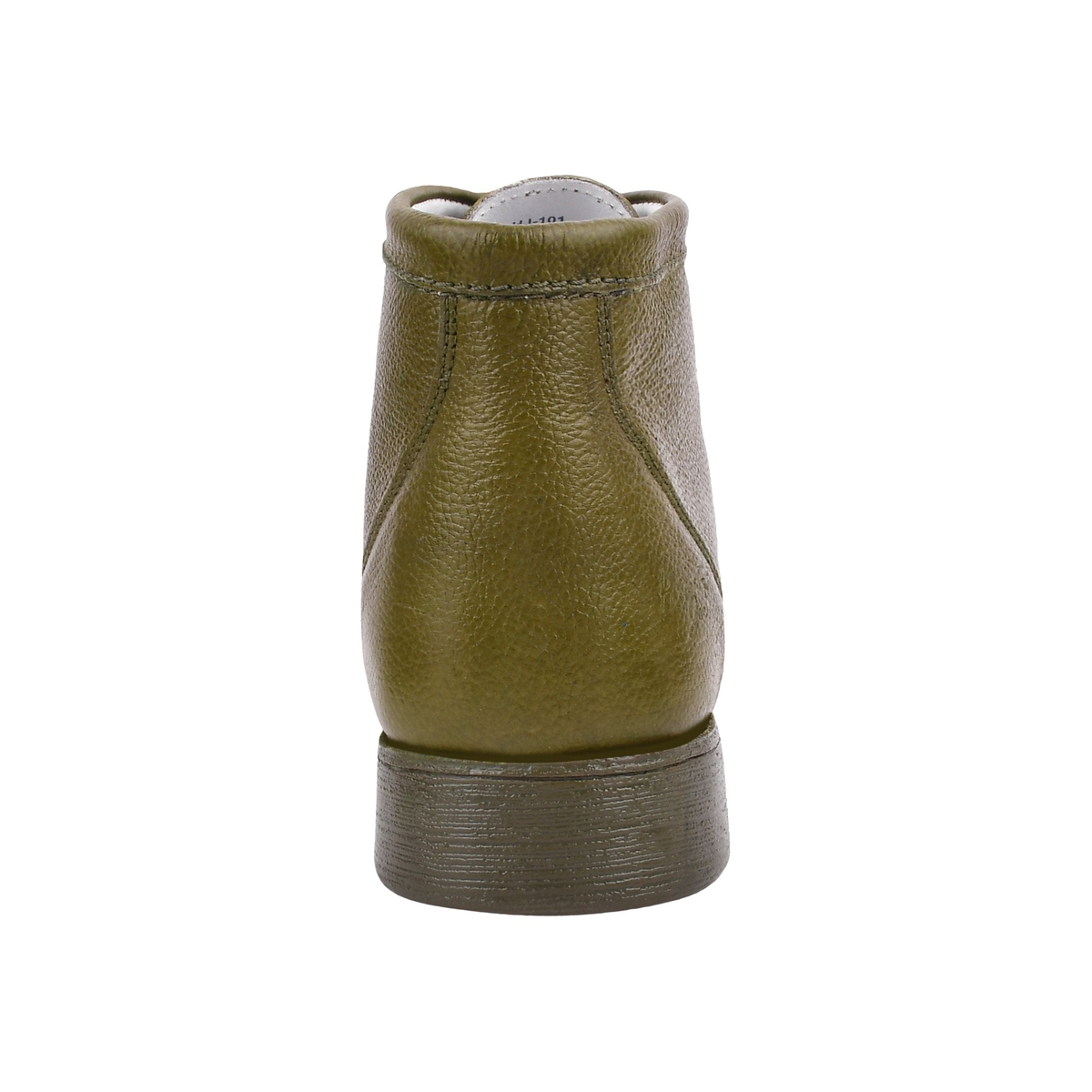 Liberty Zeno HAMARA JOE men's olive chukka boots, heel view