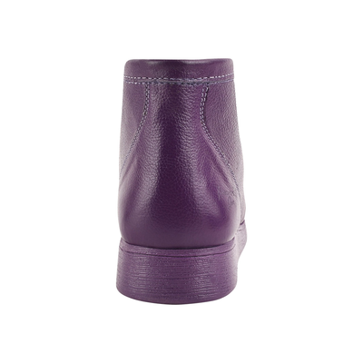 Liberty Zeno HAMARA JOE men's purple chukka boots, heel view