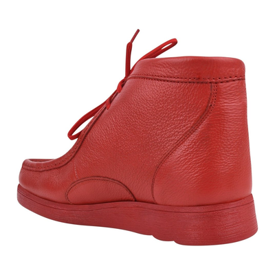 Liberty Zeno HAMARA JOE men's red chukka boots, rear three-quarter view