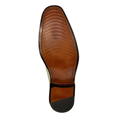 LIBERTYZENO Mens Genuine Leather Lizard Print Loafers $ Slip on Tassel Moccasins