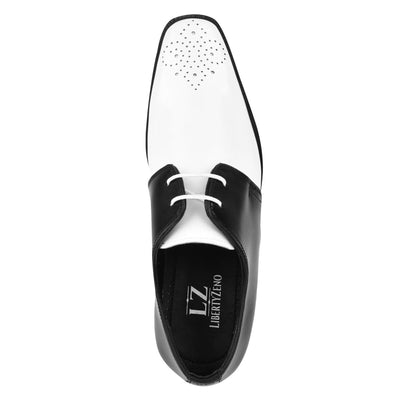 Libertyzeno Shoes DANIEL Genuine Leather Oxford Dress Shoes for Men