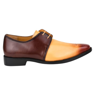 Libertyzeno Shoes DANIEL Genuine Leather Oxford Dress Shoes for Men