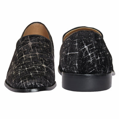 LIBERTYZENO Slip - On for Mens Leather Cushioned Footbed Tassels Loafer Shoes