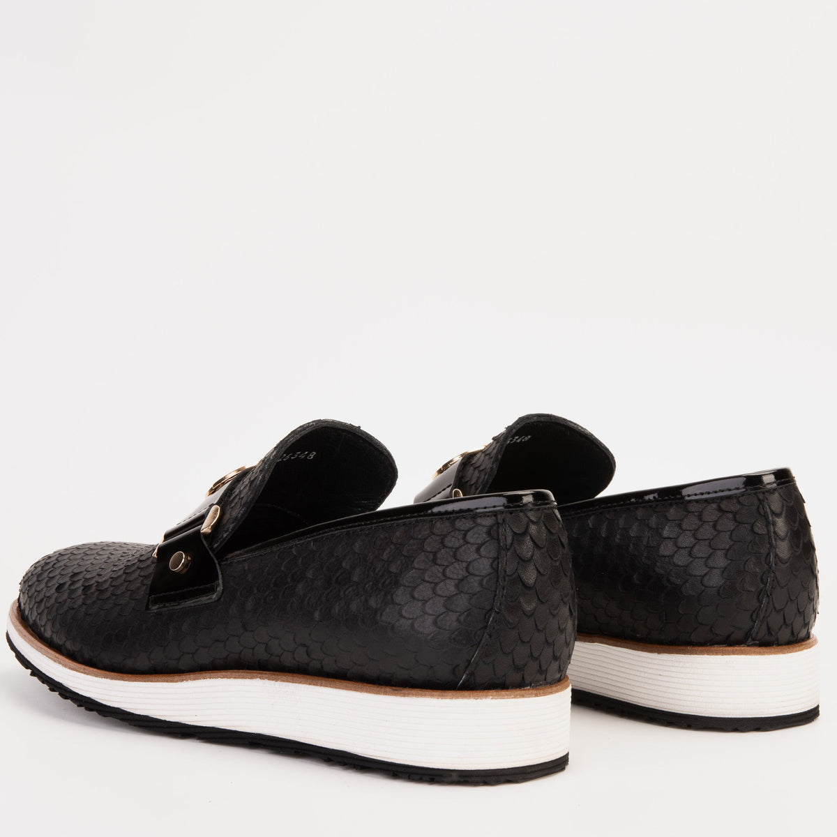 Vinci Leather The Legacy Black Leather Men Casual Loafer Shoe – product view 6