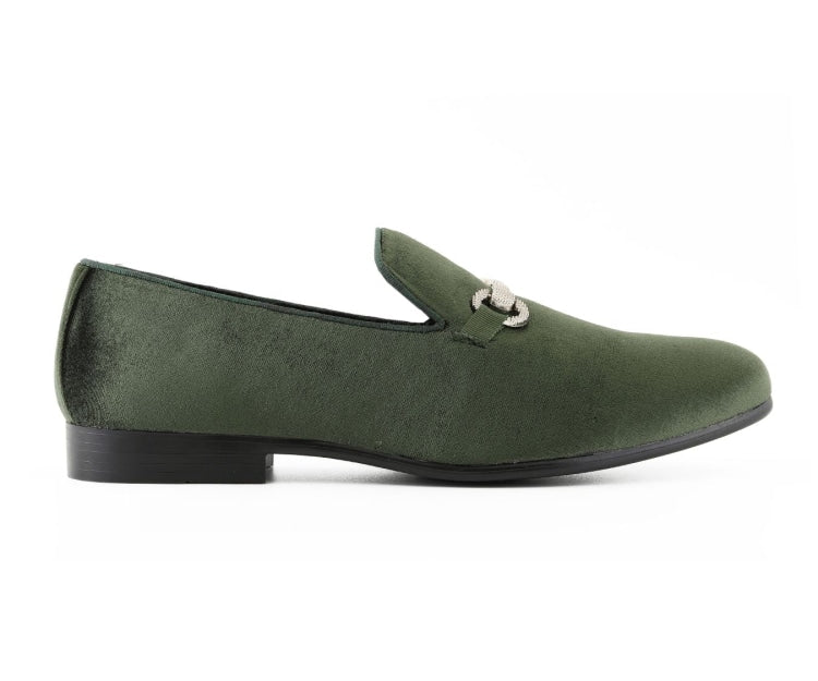 Amali Harrison Green Loafers — product view 2