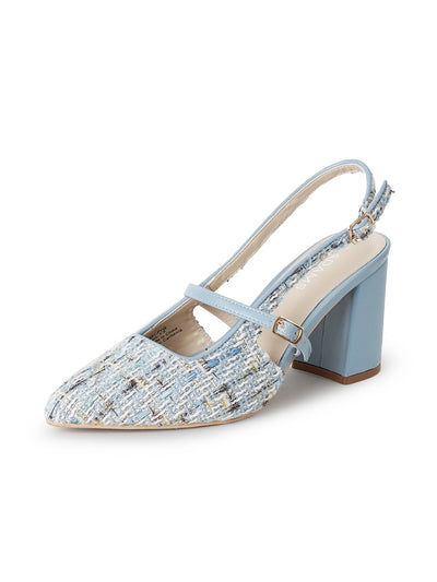 Lori | Sky Blue Tweed