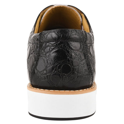 Liberty Zeno Lucky mens oxford croco lizard print casual shoes