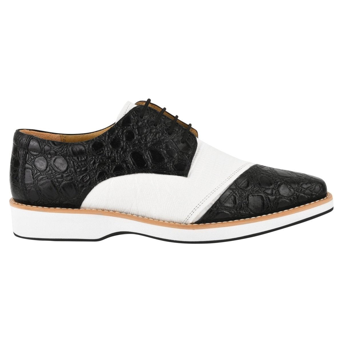 Liberty Zeno Lucky mens oxford croco lizard print casual shoes