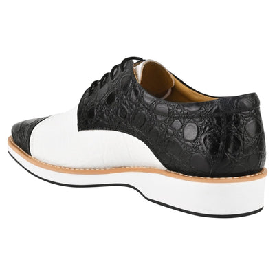 Liberty Zeno Lucky mens oxford croco lizard print casual shoes