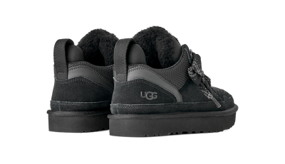 UGG Lowmel Womens Sneakers (1144032) — Black Suede Low-Top