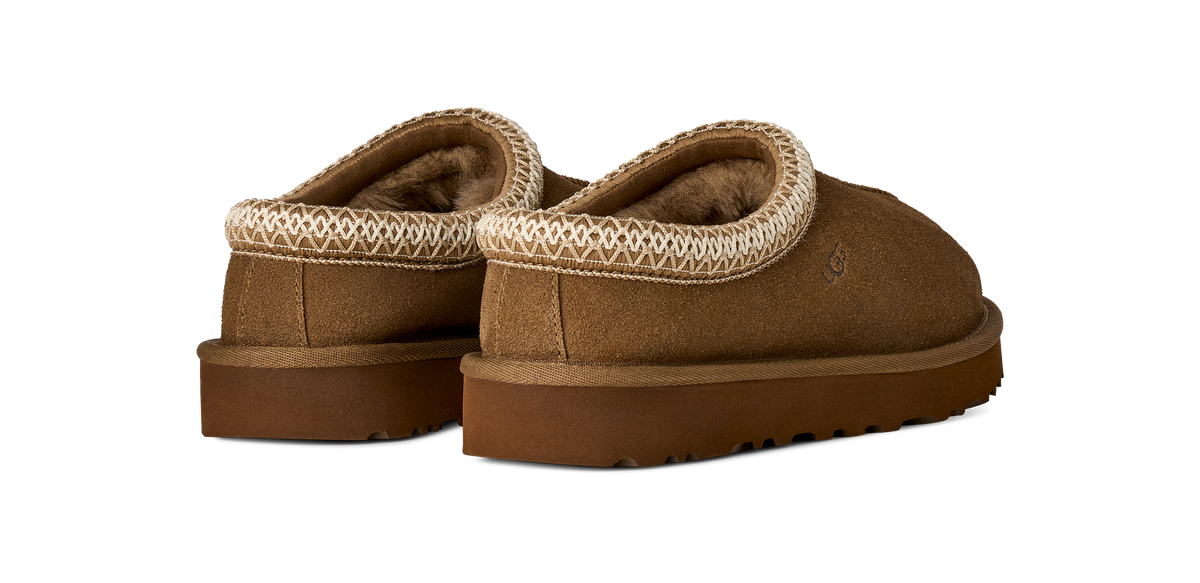 UGG Tasman II Womens Slippers — Light Bronze Suede