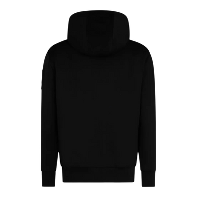 MOOSE KNUCKLES CLASSIC BUNNY MEN Zip-Up Hoodie Black/White Fur