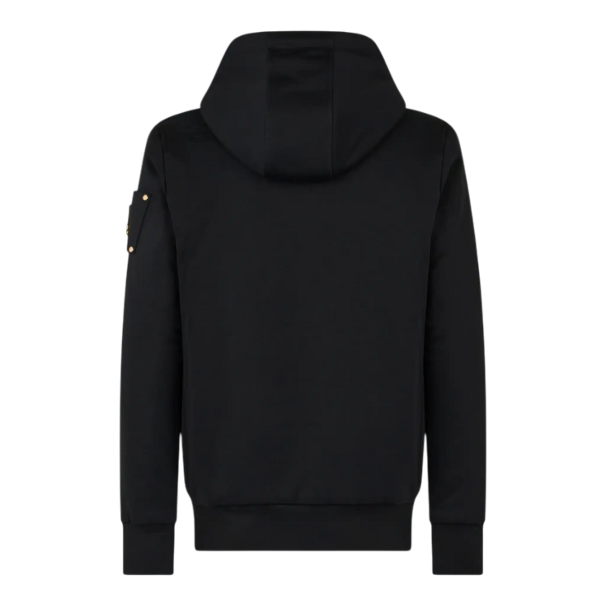 Moose Knuckles Classic Bunny Zip-Up Men's Hoodie — Black/Black Fur – product view 3