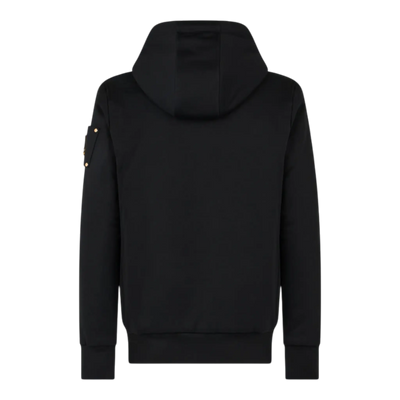 MOOSE KNUCKLES CLASSIC BUNNY MEN Zip-Up Hoodie Black/Black Fur