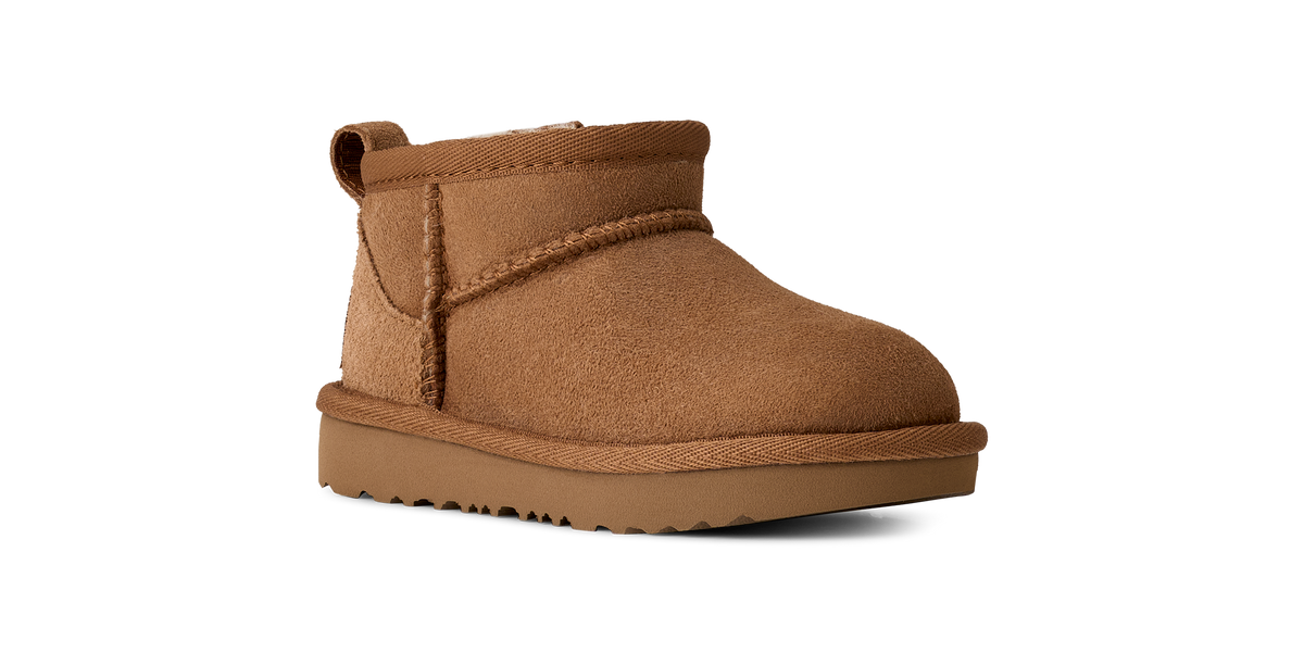 UGG Classic Ultra Mini Toddlers' (TD) Boots — Chestnut Sheepskin