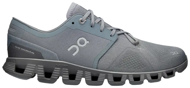 On Cloud X 3 Men's Training Shoes — Mist/Rock