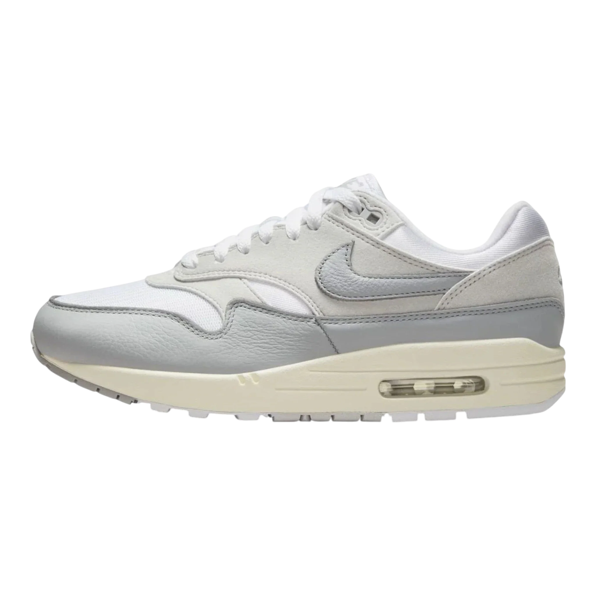 Nike Air Max 1 '87 Women's Sneakers — Pure Platinum/Light Smoke Grey Low-Top