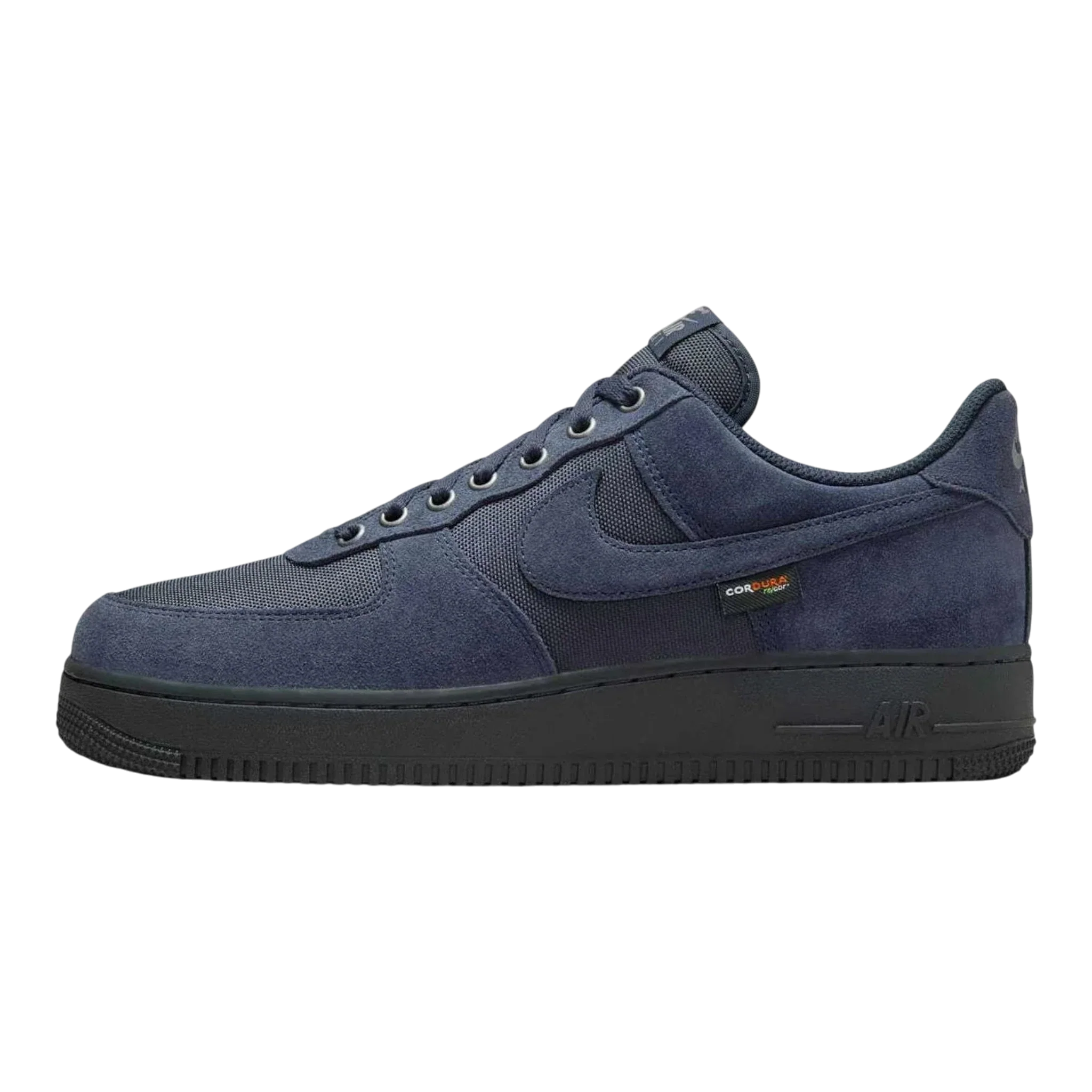 Nike Air Force 1 '07 Cordura Men's Sneakers — Dark Obsidian Low-Top