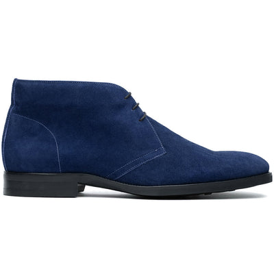 Zelli Italia Men's 46-592-NVY MARCO Suede Calfskin Chukka Boot, Navy