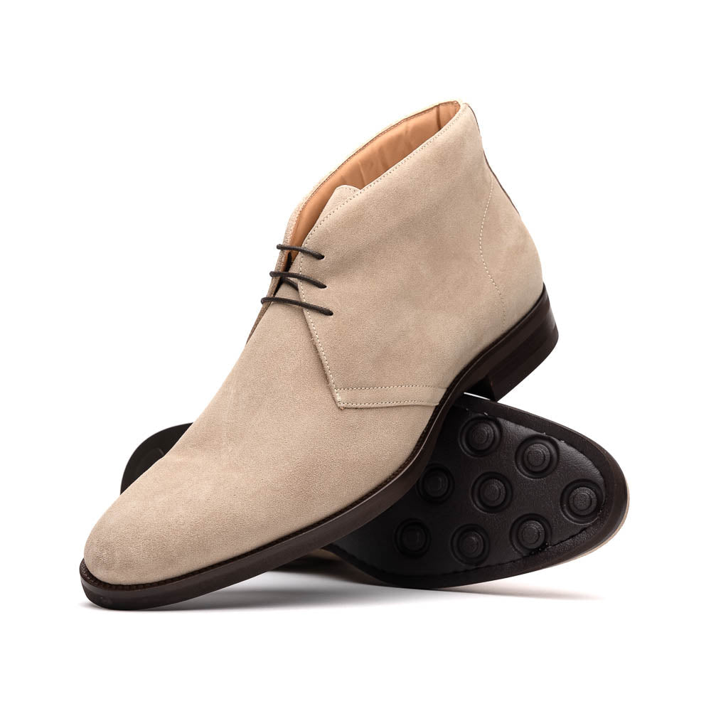 Zelli Italia Men's 46-592-SND MARCO Suede Calfskin Chukka Boot Sand