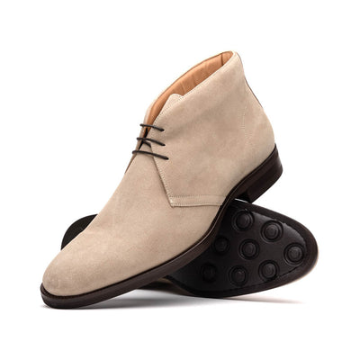 Zelli Italia Men's 46-592-SND MARCO Suede Calfskin Chukka Boot Sand
