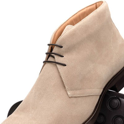 Zelli Italia Men's 46-592-SND MARCO Suede Calfskin Chukka Boot Sand