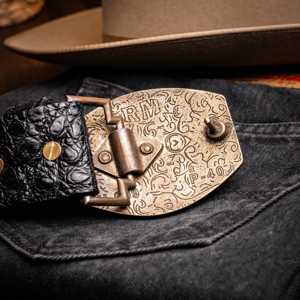 Marco Di Milano  Marlboro Belt Black – rear view