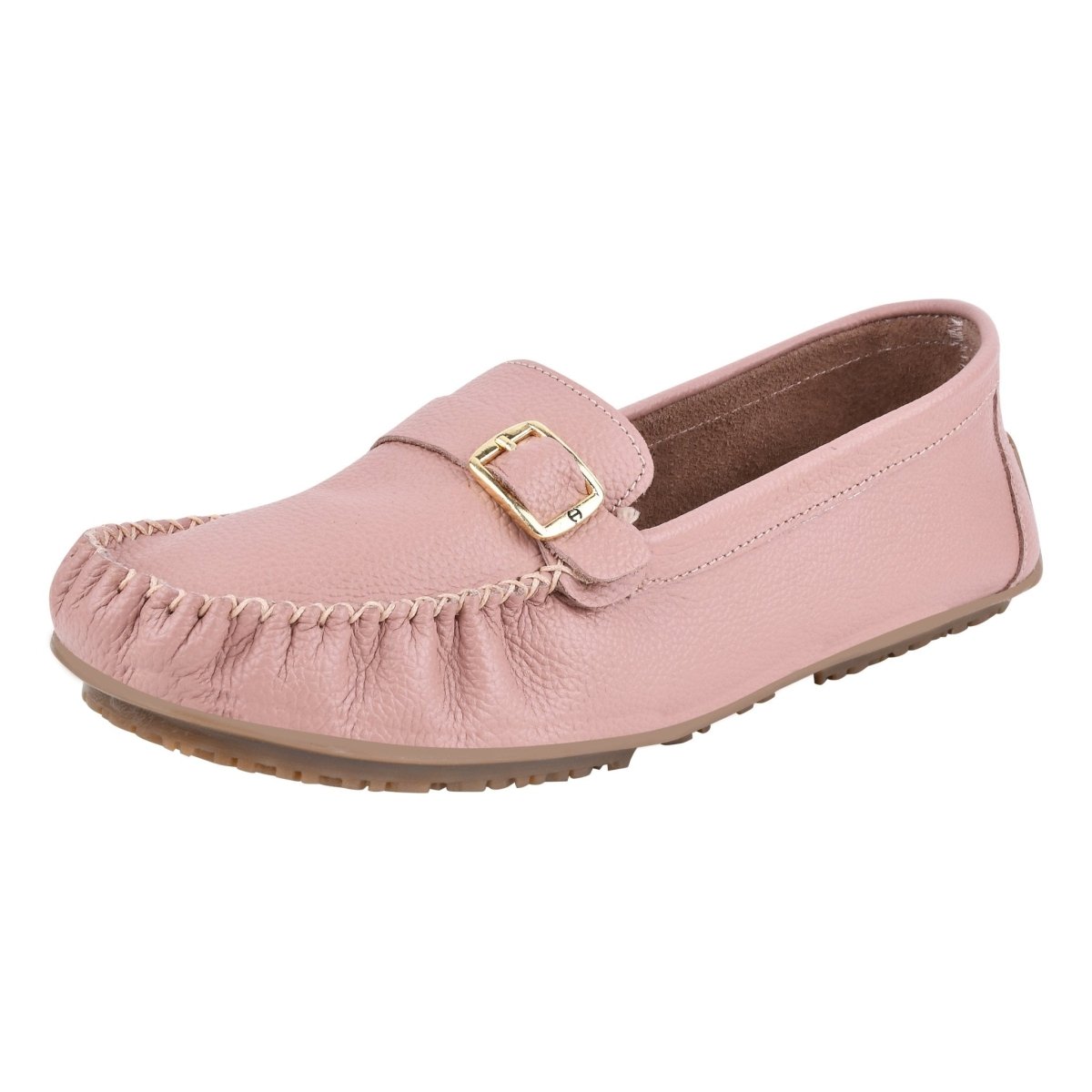 Liberty Zeno MARY Genuine Leather Women's Slip On Buckle Loafers
