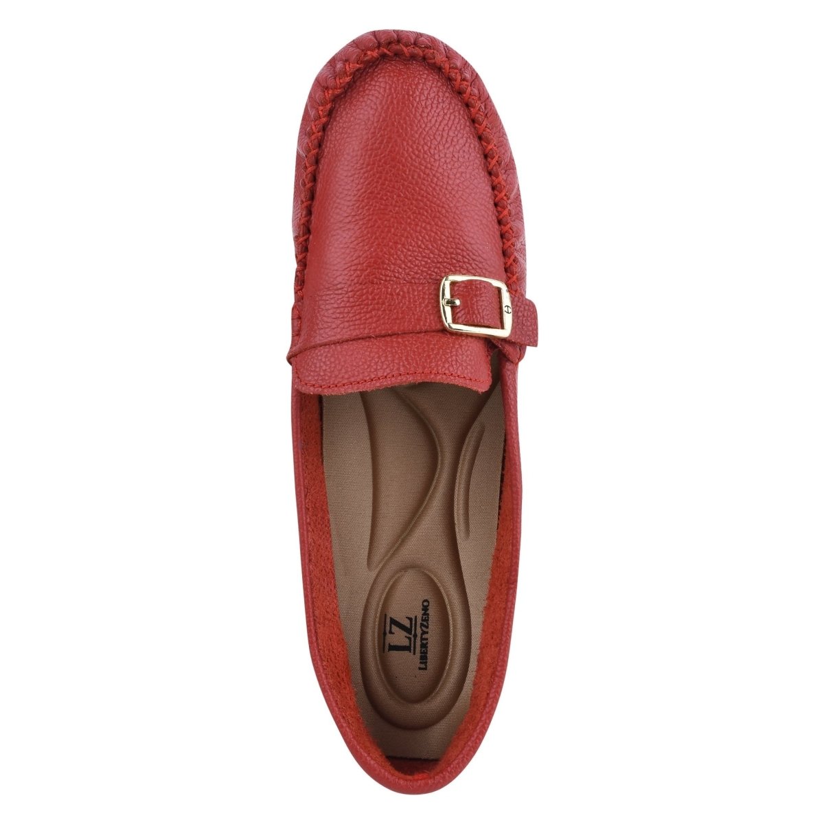 Liberty Zeno MARY Genuine Leather Women's Slip On Buckle Loafers