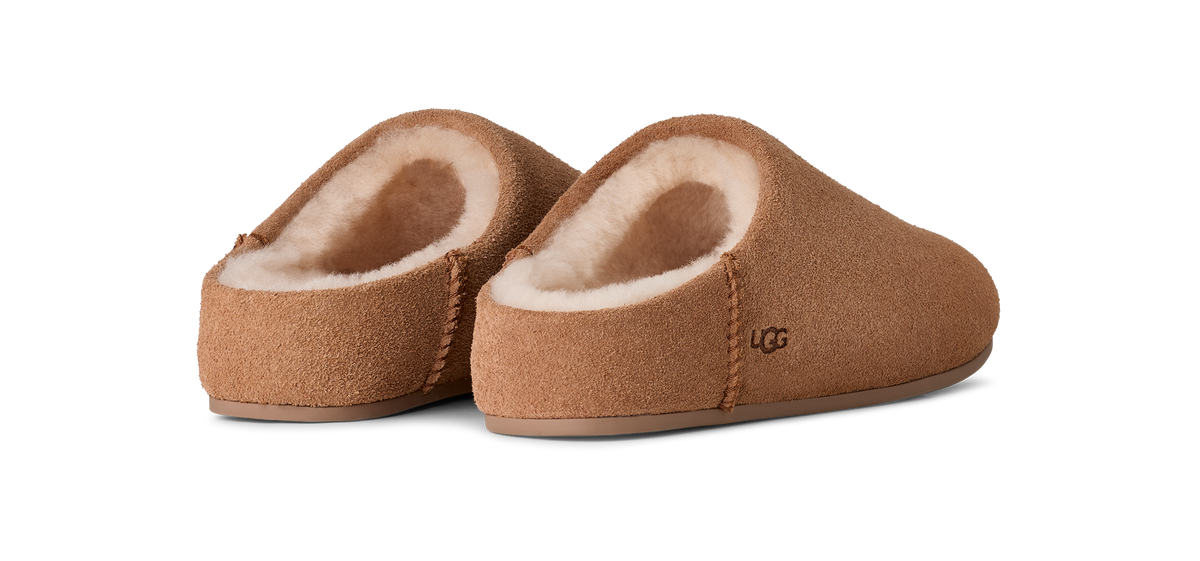 UGG Elea Womens Slip-On Slippers — Chestnut Suede