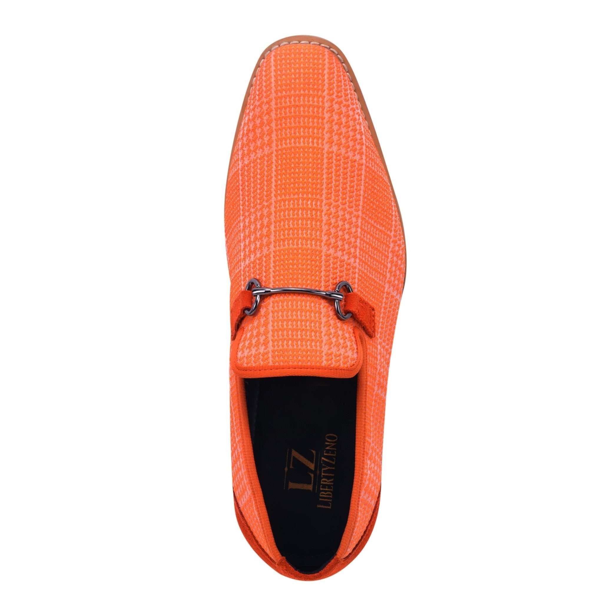 Liberty Zeno Megaball mens Casual textile printed buckle shoes detail view
