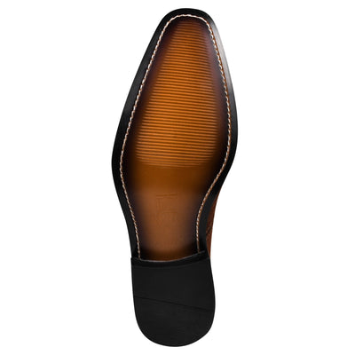 Megan Men?? Ostrich Leg Printed Suede Leather Loafer Shoes