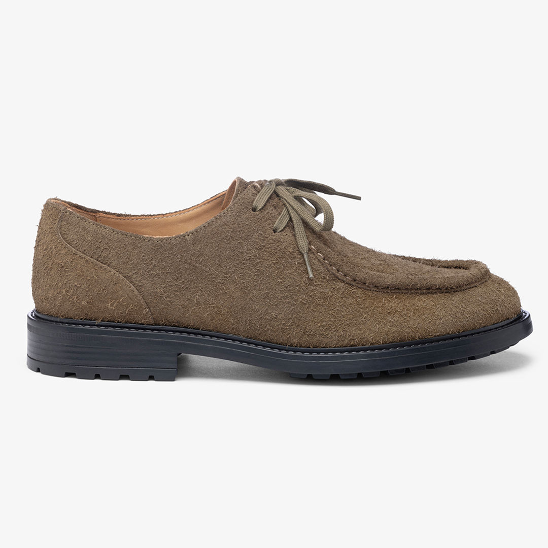 Del Toro Shoes Men's Antelope Textured Suede Tuscan Moc Boot