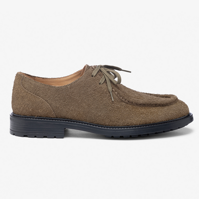 Del Toro Shoes Men's Antelope Textured Suede Tuscan Moc Boot