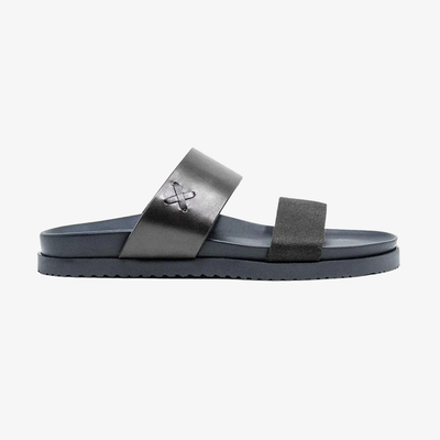 Del Toro Shoes Men's Black Cinturini Sandal