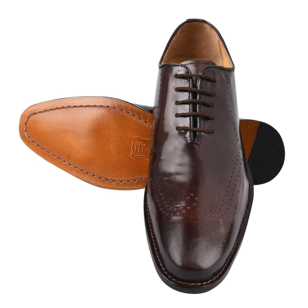 Liberty Zeno Mens Genuine Leather Wingtip Formal Business Dress Shoe