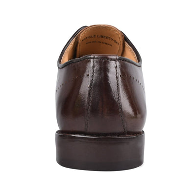 Liberty Zeno Mens Genuine Leather Wingtip Formal Business Dress Shoe