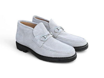 Carrucci Shoes Men's Horsebit Suede Ankle Boot Classic Style And Comfort