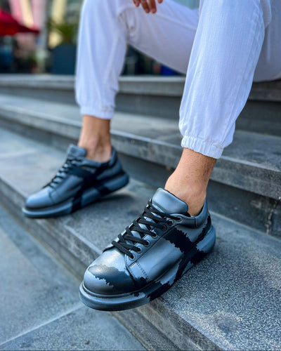 Men's Lisbon Grey & Black