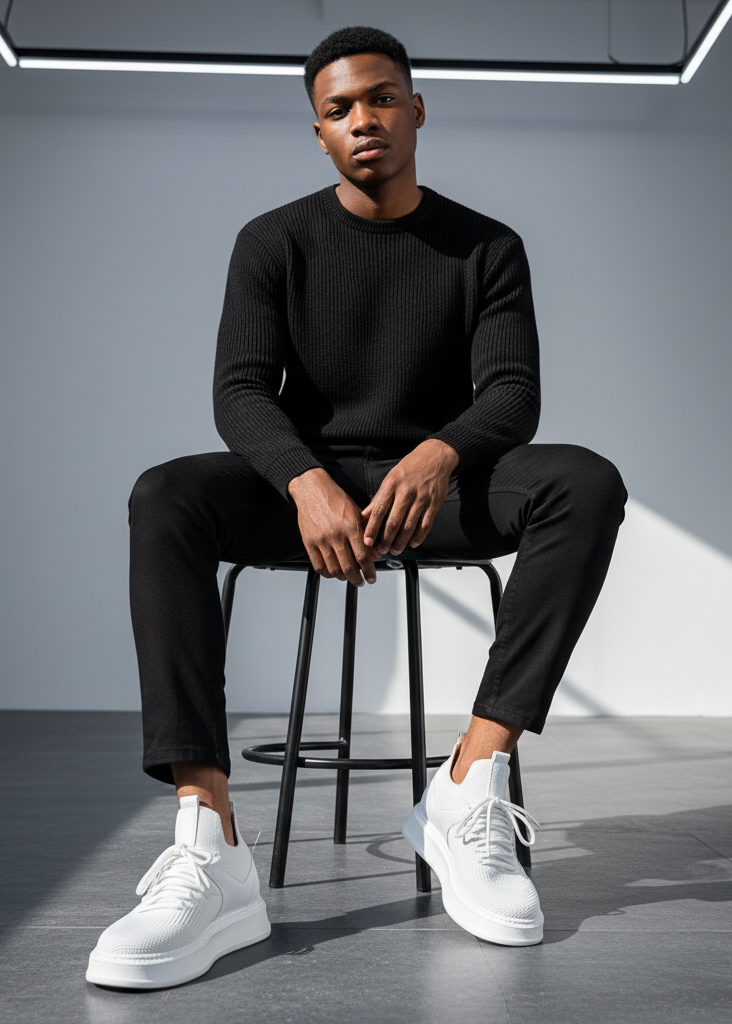 Apollo Moda  Men's Madrid Pure White – product view 5