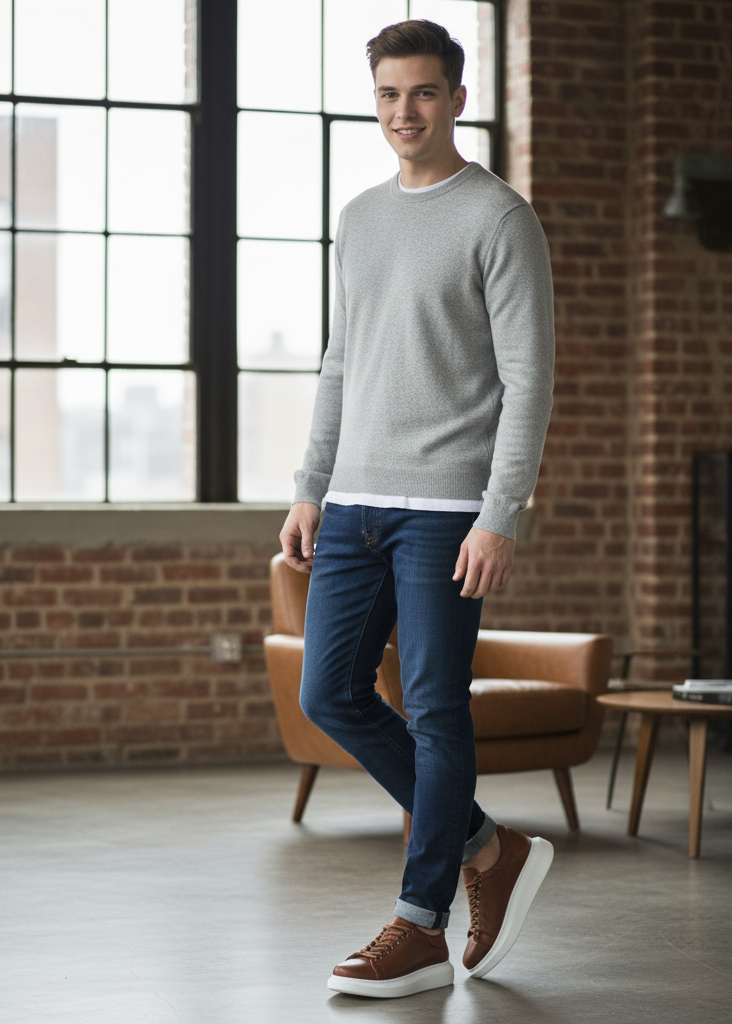 Apollo Moda  Men's Pluto Earthy Brown – product view 2