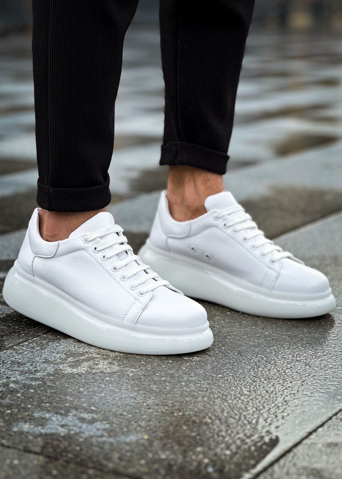 Apollo Moda  Men's Stark Pure White – product view 2
