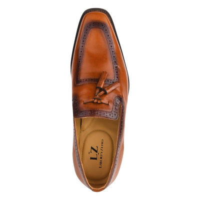 Liberty Zeno Men's Tassel Loafer Leather Shoes