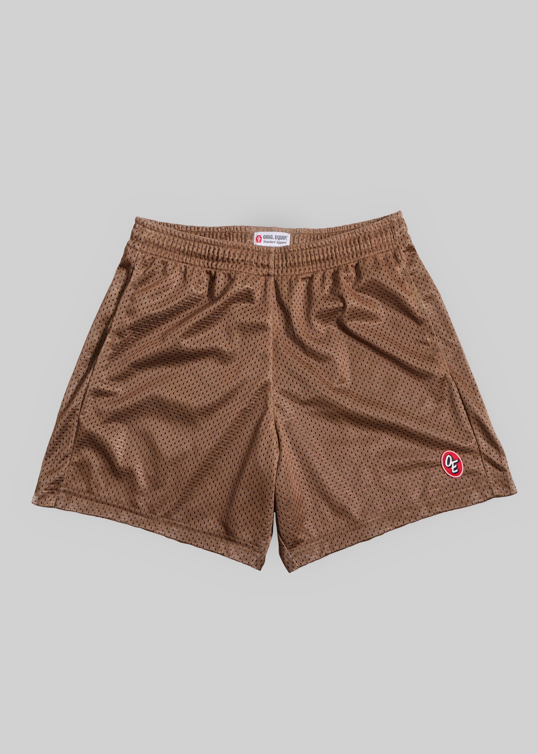 American Trench Classic Mesh Shorts – USA Made Athletic Shorts with Drawstring Waist top view
