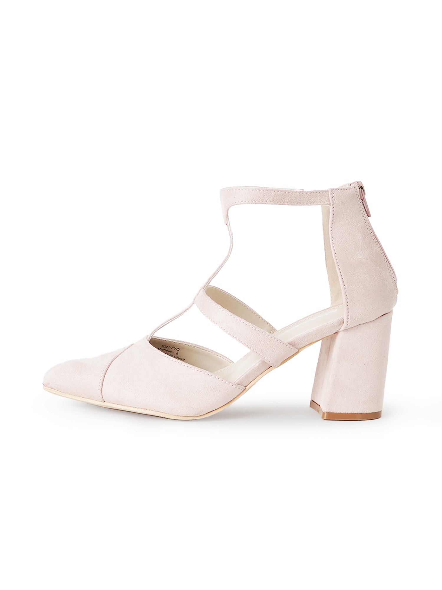 Michelle | Light Pink Suede