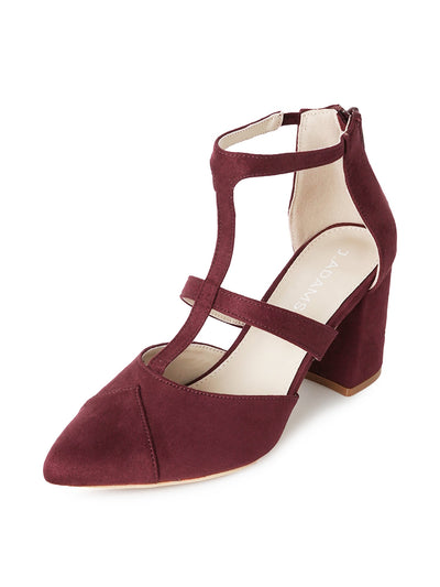 Michelle | Burgundy Suede