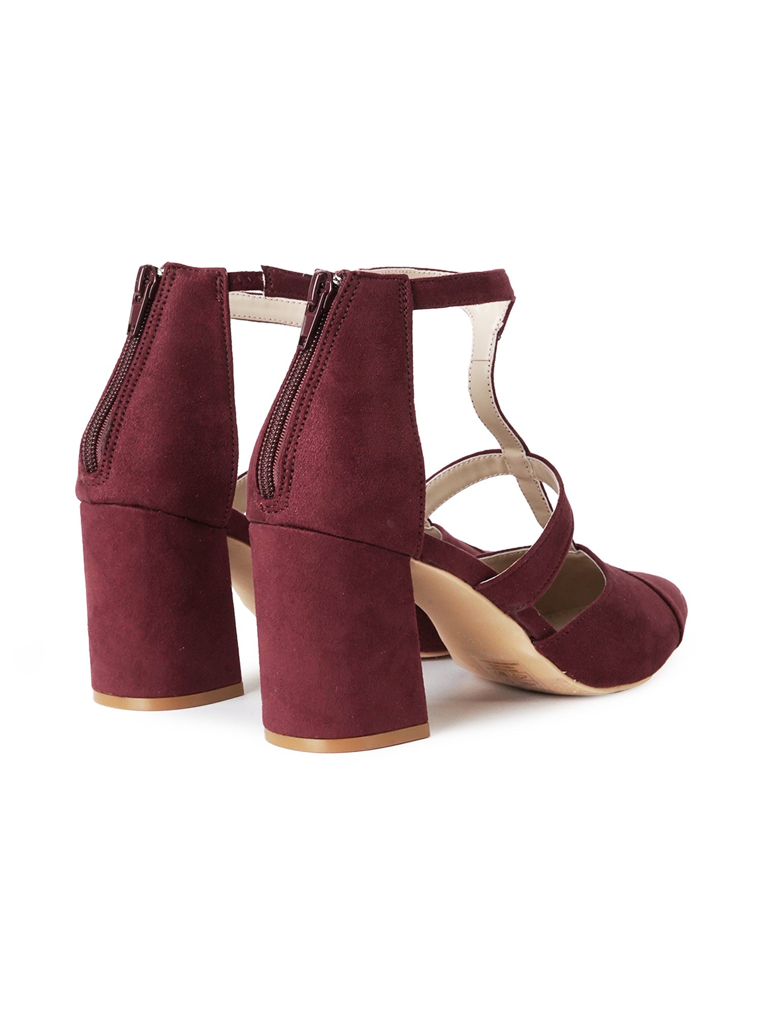 Michelle | Burgundy Suede